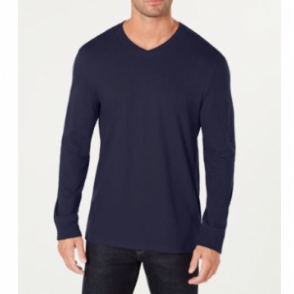 Club Room. NWT Mens long sleeve TShirt, size large